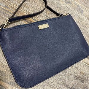 Navy Blue Kate Spade Medium Wristlet
